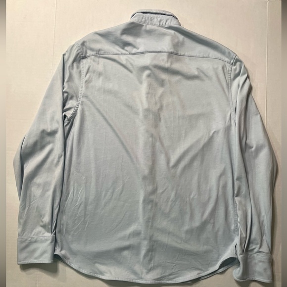 UNTUCKit Shirt Adult Medium Blue Cotton Casual Long Sleeve Button Up Men - Picture 3 of 13